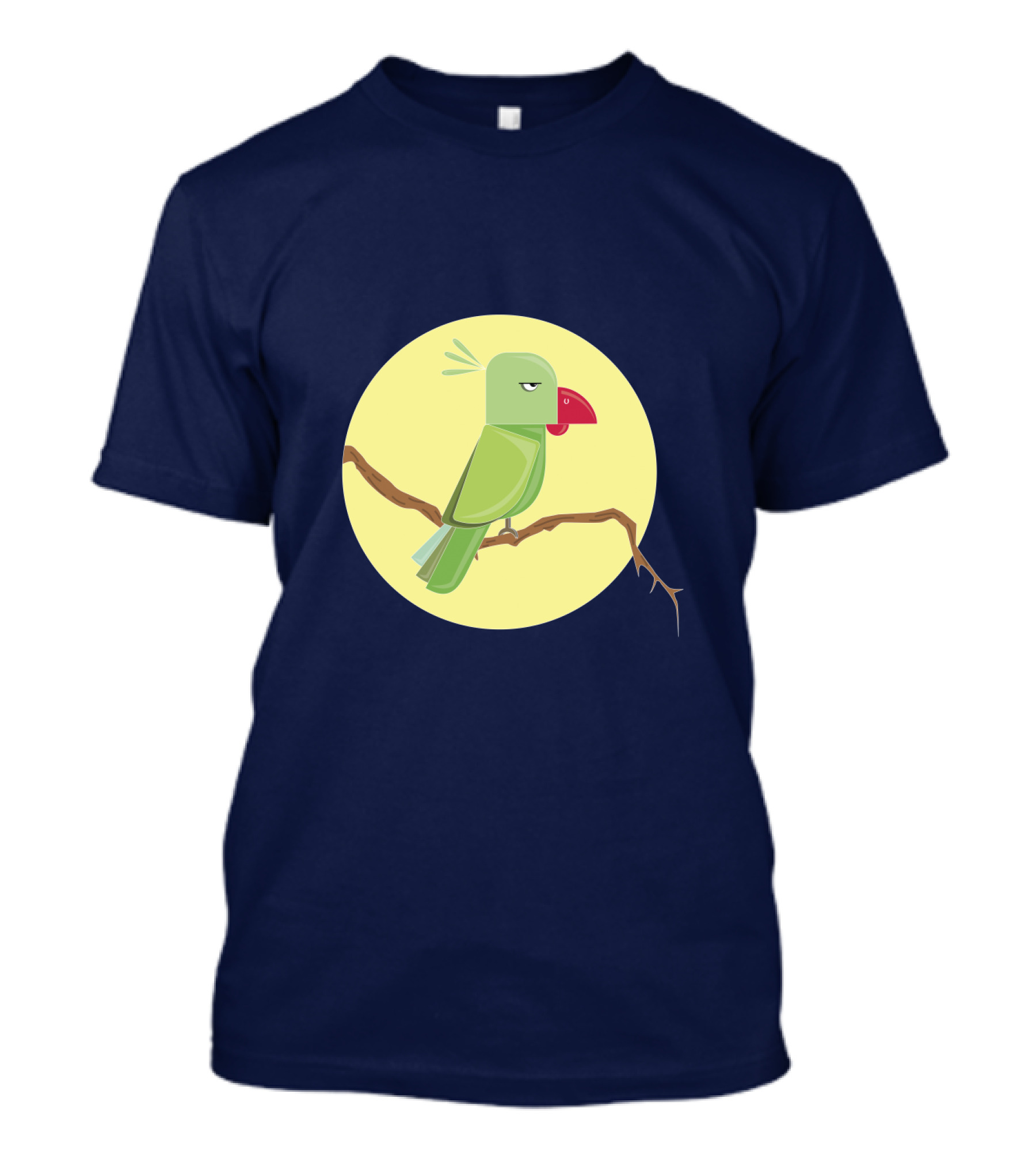 Angry Birds Parrot On Branch T-Shirt