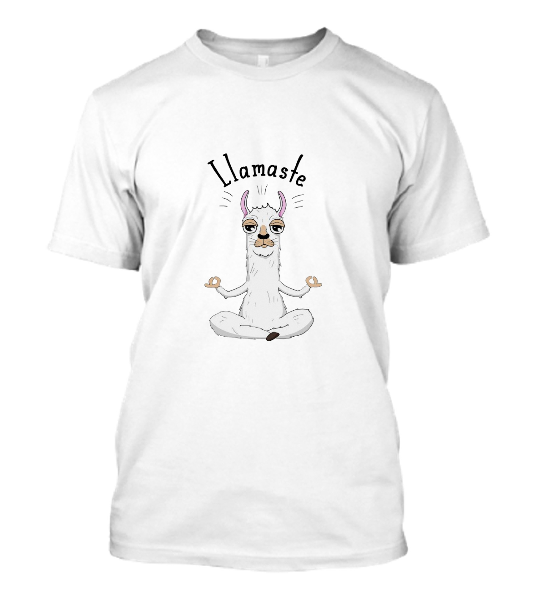 Llamaste Meditating Llama Alpaca Namaste Zen T-Shirt