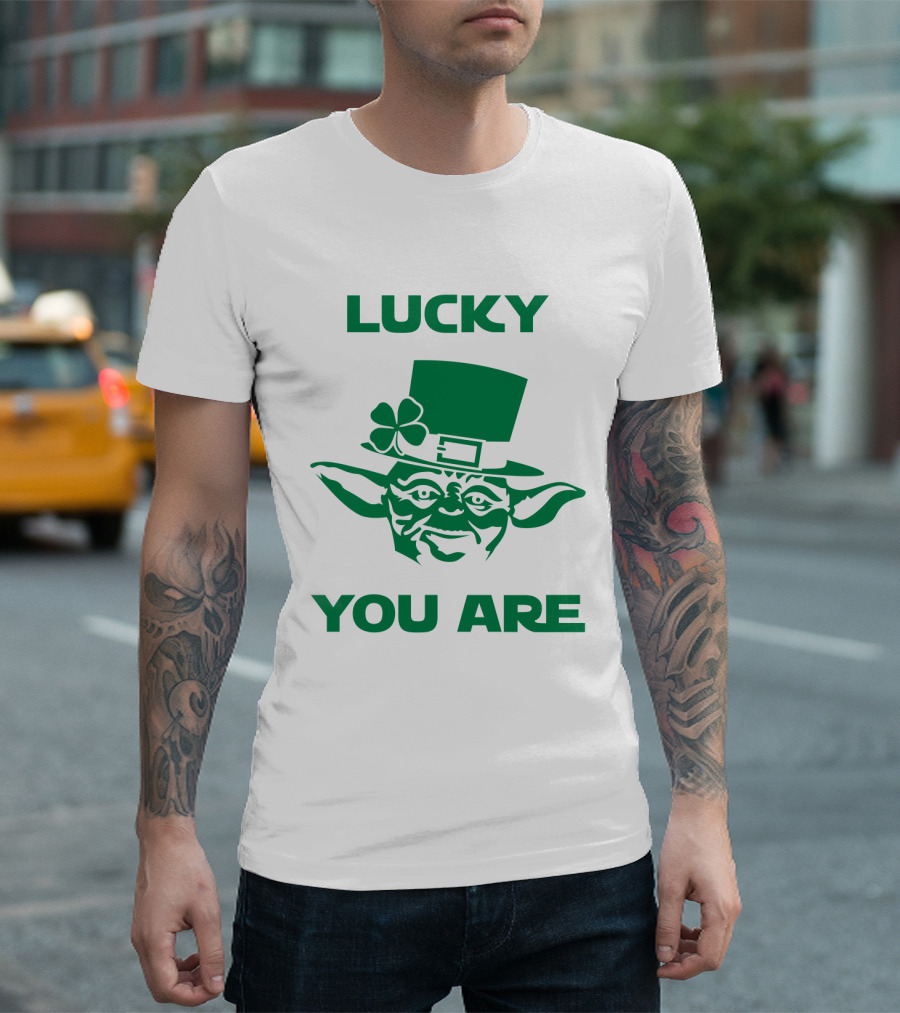 Yoda Irish Lucky You Are T-Shirt