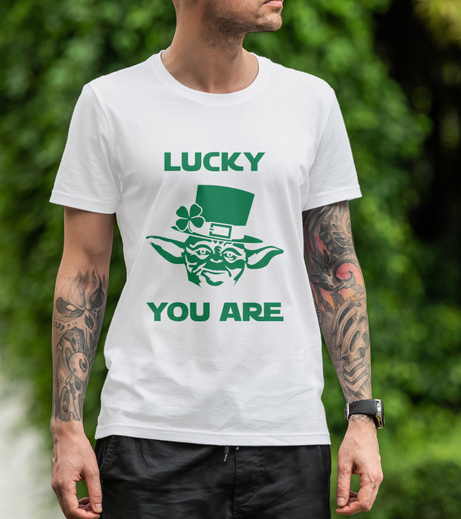 Yoda Irish Lucky You Are T-Shirt