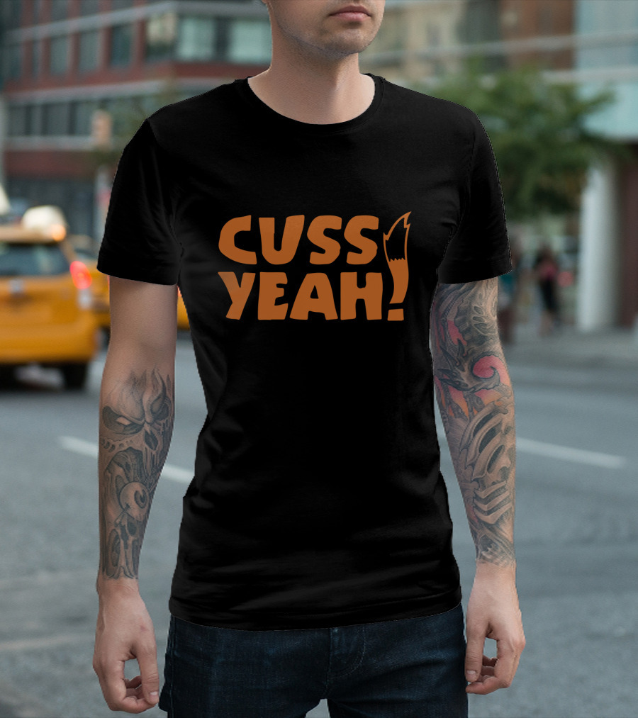 Fantastic Mr. Fox CUSS YEAH Fox Tail T-Shirt