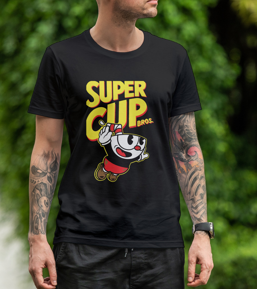 SUPER CUP BROS CUPHEAD T-Shirt