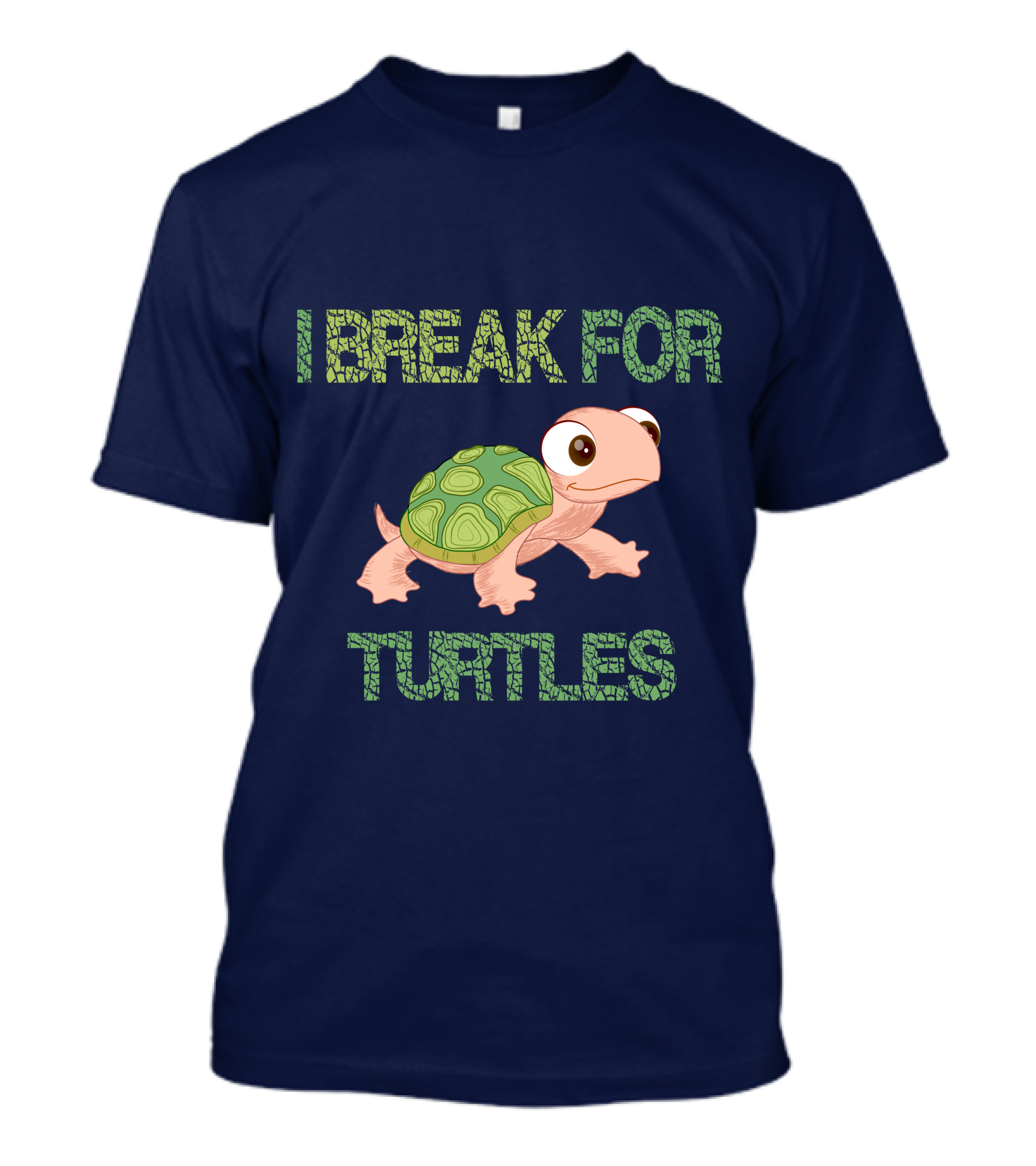 I Break For Turtles Cute Baby Turtle T-Shirt