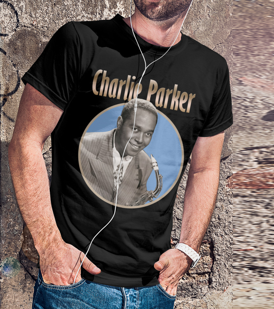 Charlie Parker Jazz Saxophone Legend Vintage T-Shirt