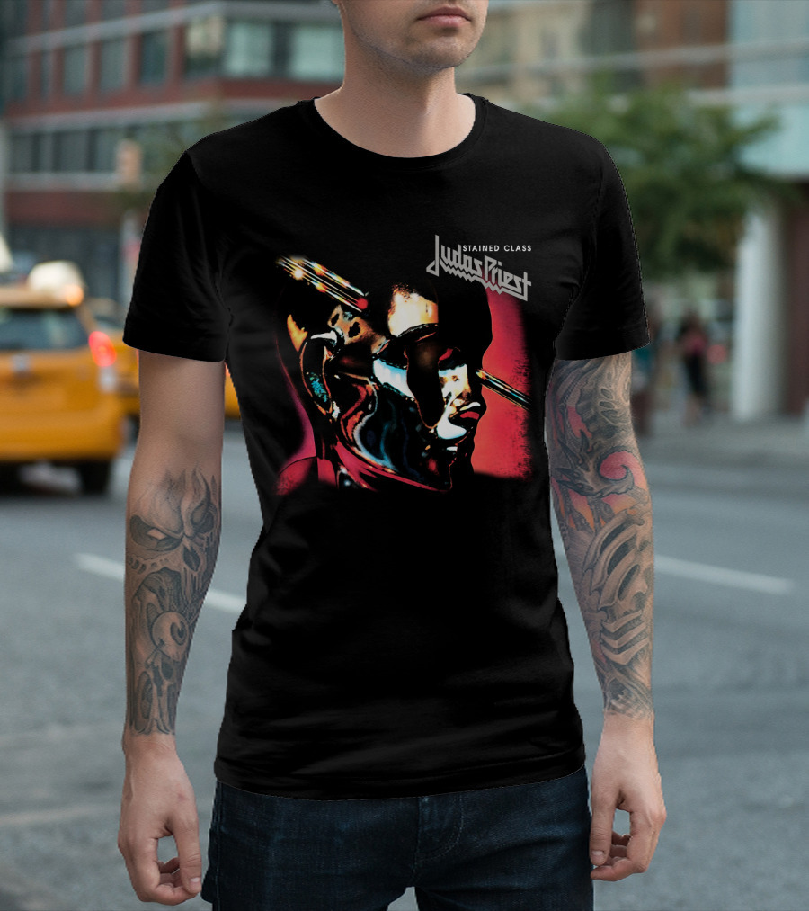Judas Priest Stained Class Album Cover T-Shirt