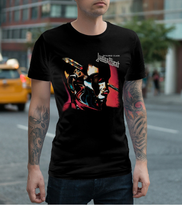 Judas Priest Stained Class Album Cover T-Shirt