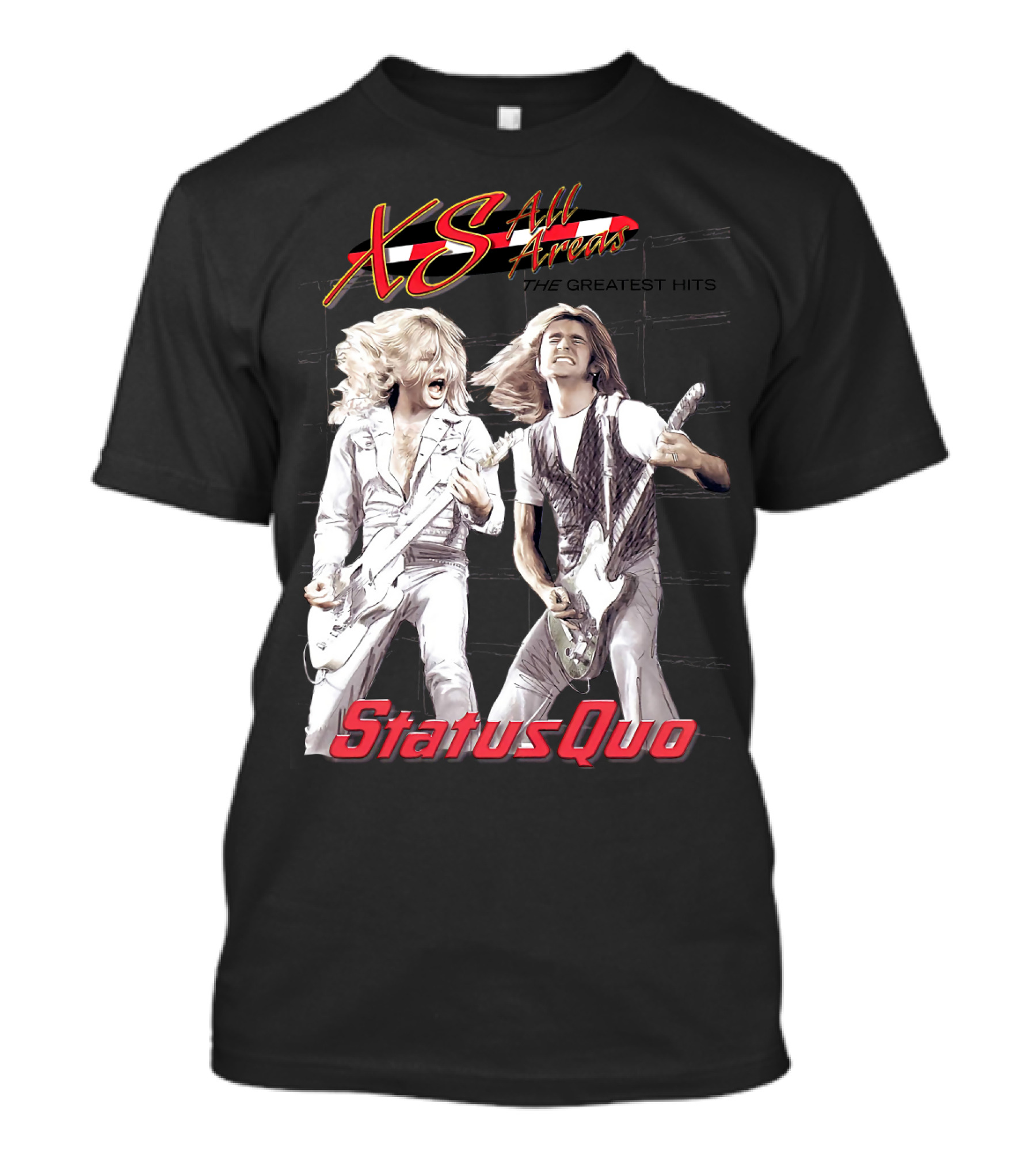 XS All Areas The Greatest Hits Status Quo T-Shirt