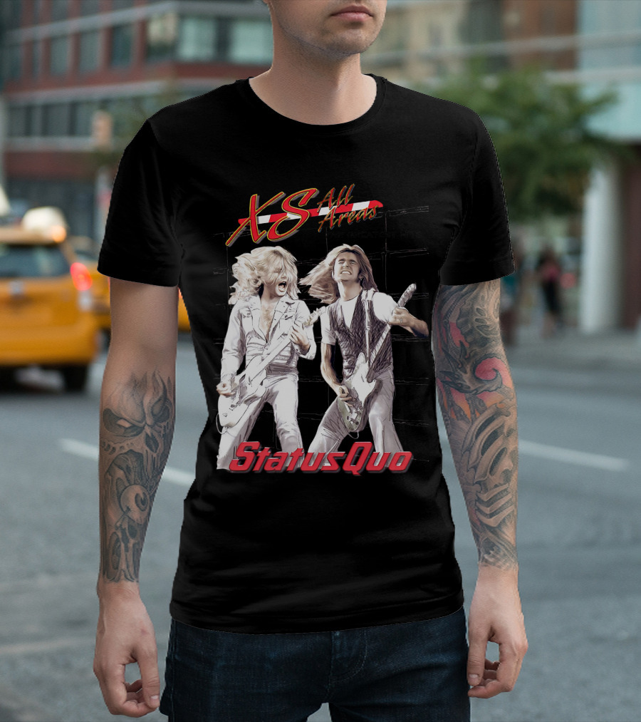 XS All Areas The Greatest Hits Status Quo T-Shirt