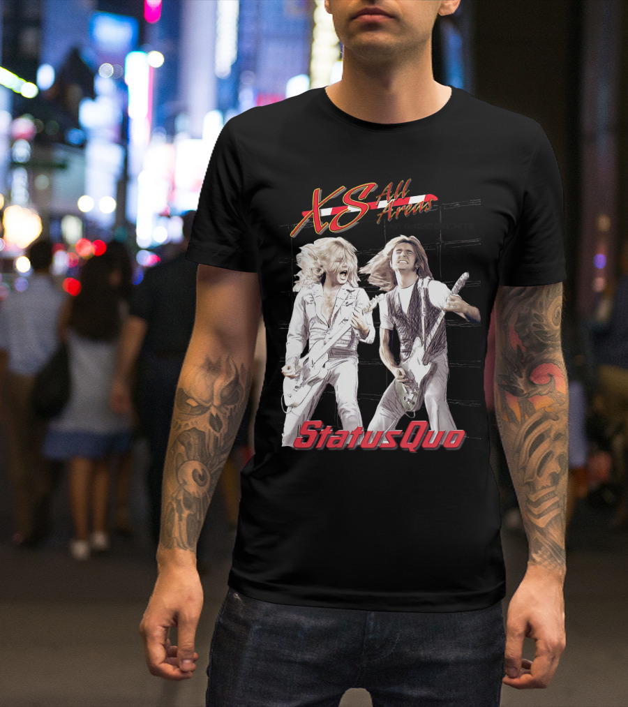 XS All Areas The Greatest Hits Status Quo T-Shirt