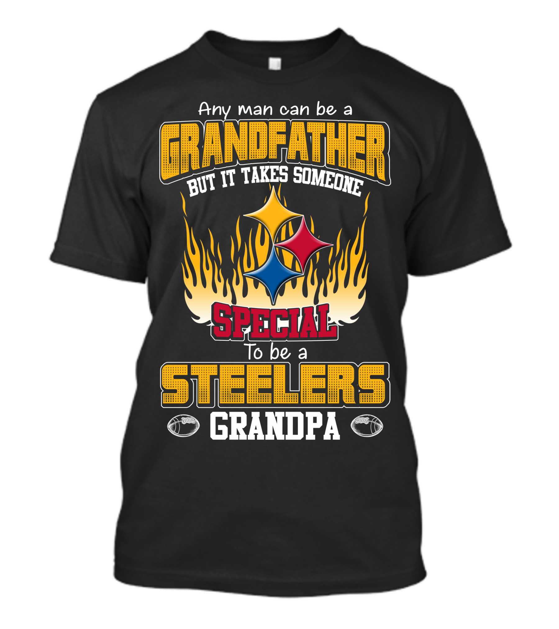 Grandfather It Takes Someone Special Steelers Grandpa Fan T-Shirt