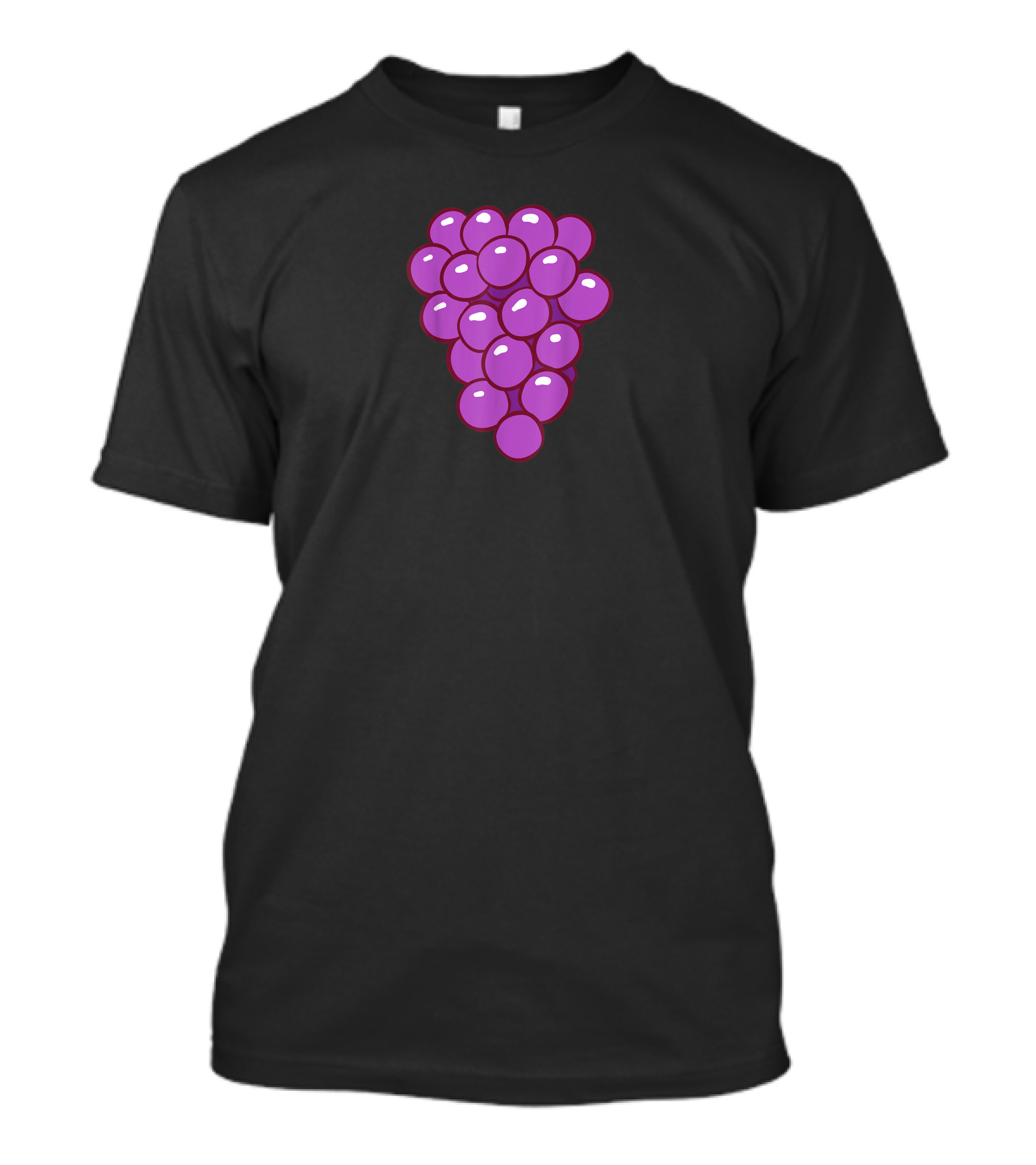Funny Halloween Purple Grape Cluster T-Shirt