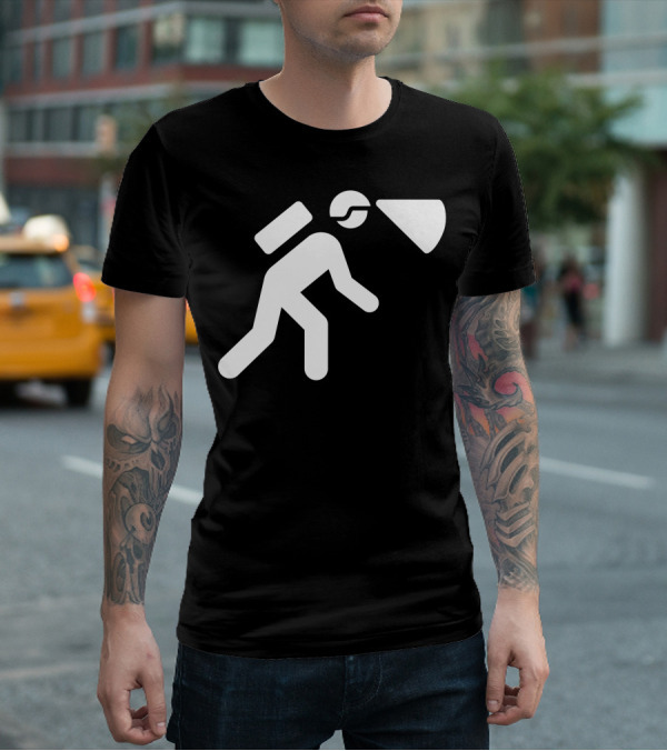 Minimalistic Spelunking Caving Adventure T-Shirt