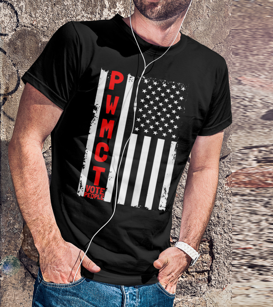 PWMCT Vote People American Flag Trump T-Shirt