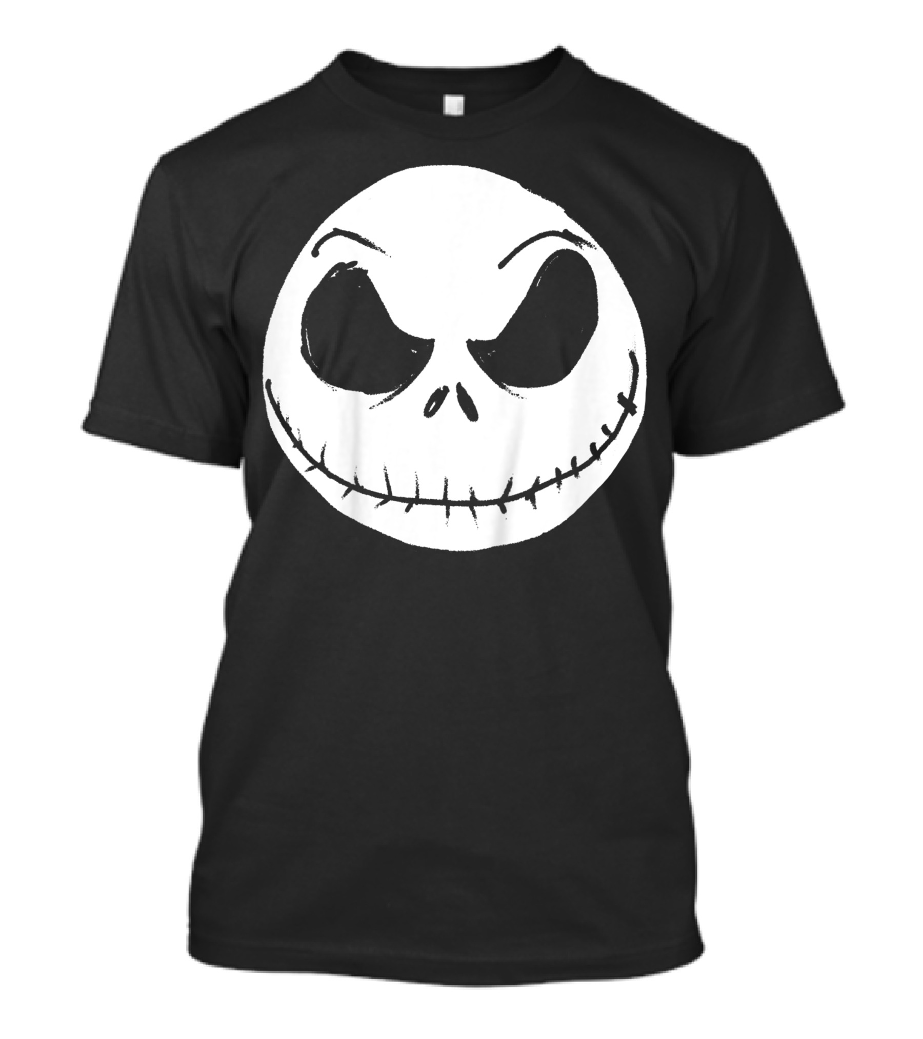 The Nightmare Before Christmas Jack Skellington Face Iconic Grinning Expression T-Shirt