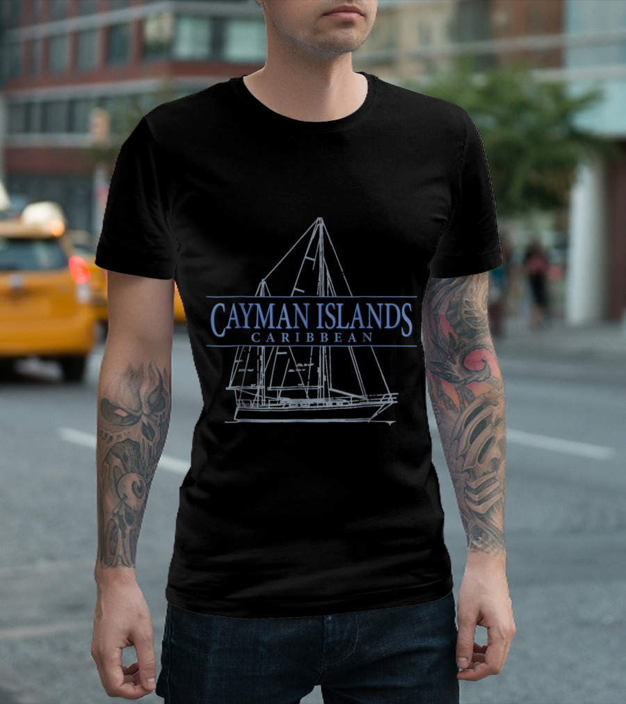 Cayman Islands Sailing Caribbean Nautical Adventure T-Shirt
