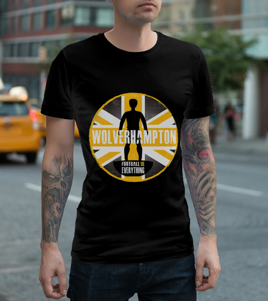 Wolverhampton Football Is Everything Union Jack T-Shirt