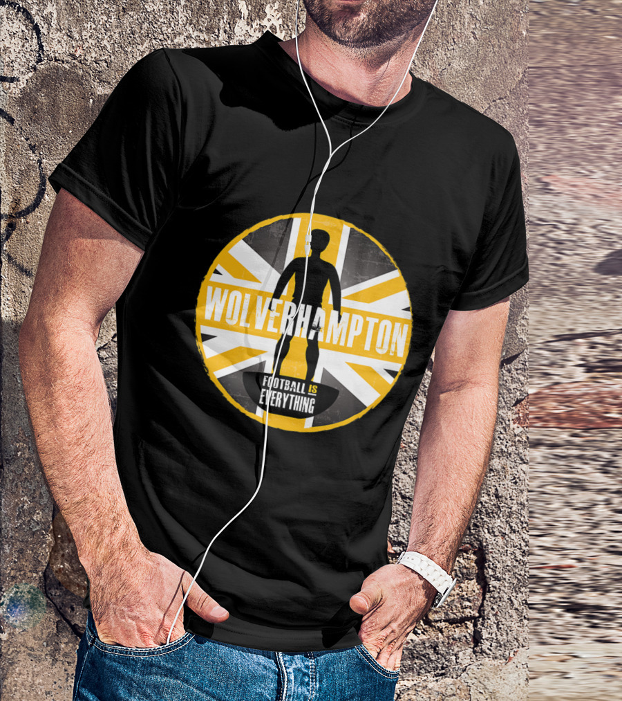 Wolverhampton Football Is Everything Union Jack T-Shirt