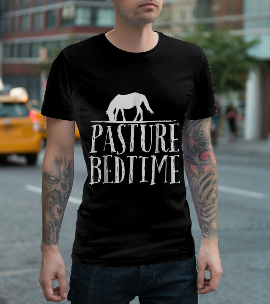 Horse Pasture Bedtime Grazing T-Shirt