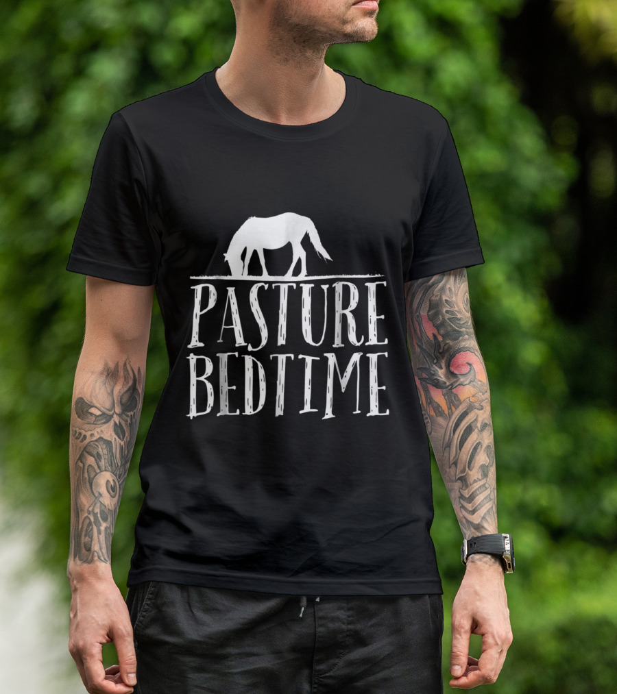 Horse Pasture Bedtime Grazing T-Shirt