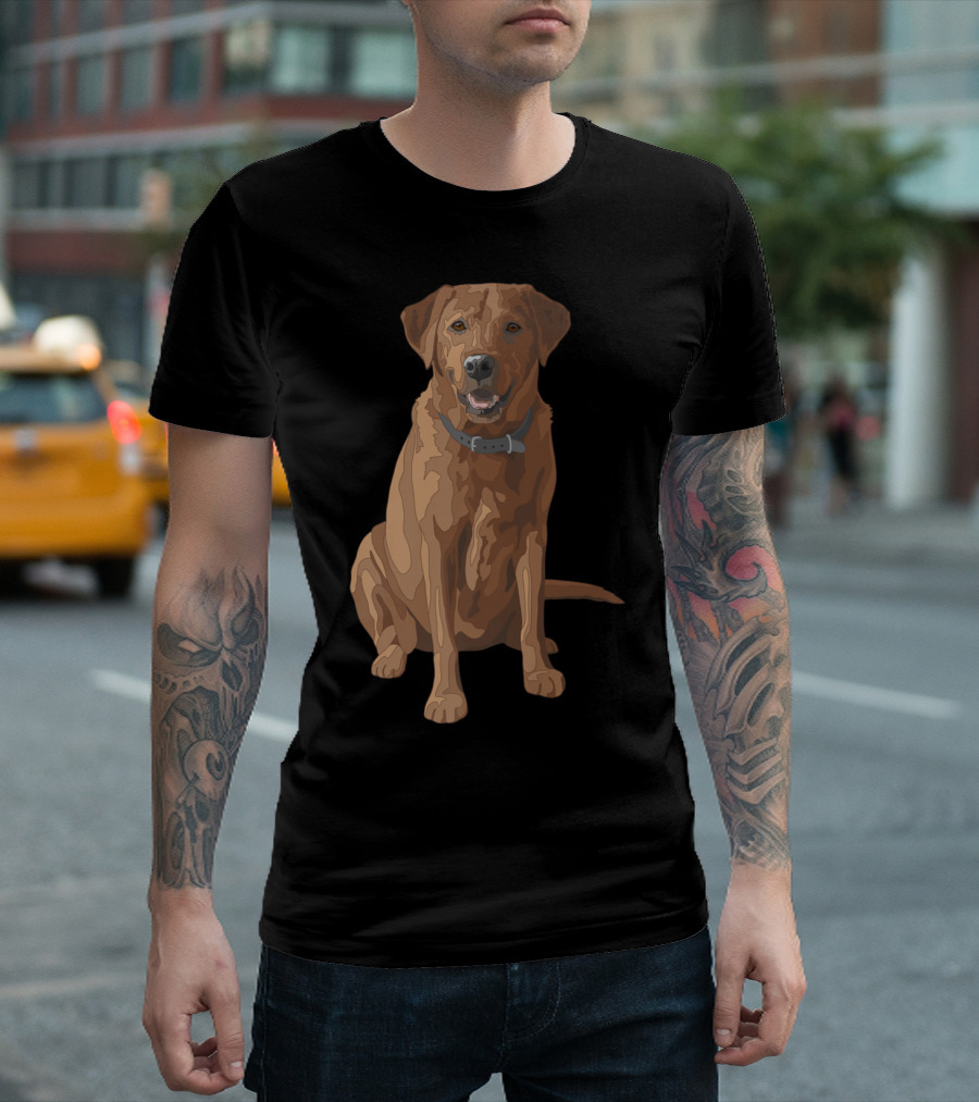 Fox Red Yellow Labrador Retriever Dog T-Shirt