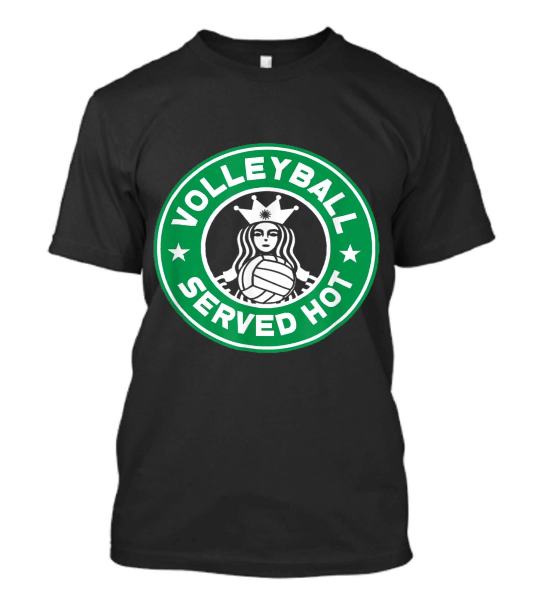 Volleyball Served Hot Funny Volleyball T-Shirt