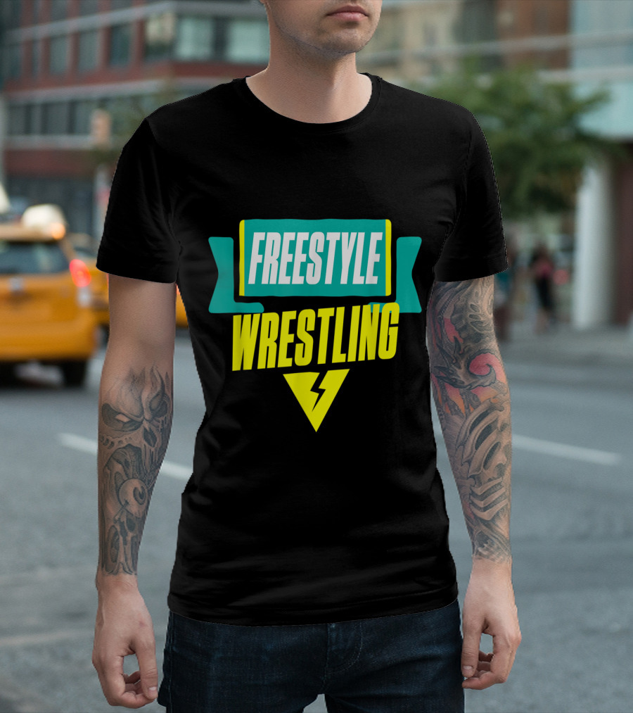 Freestyle Wrestling Lightning Training Single T-Shirt