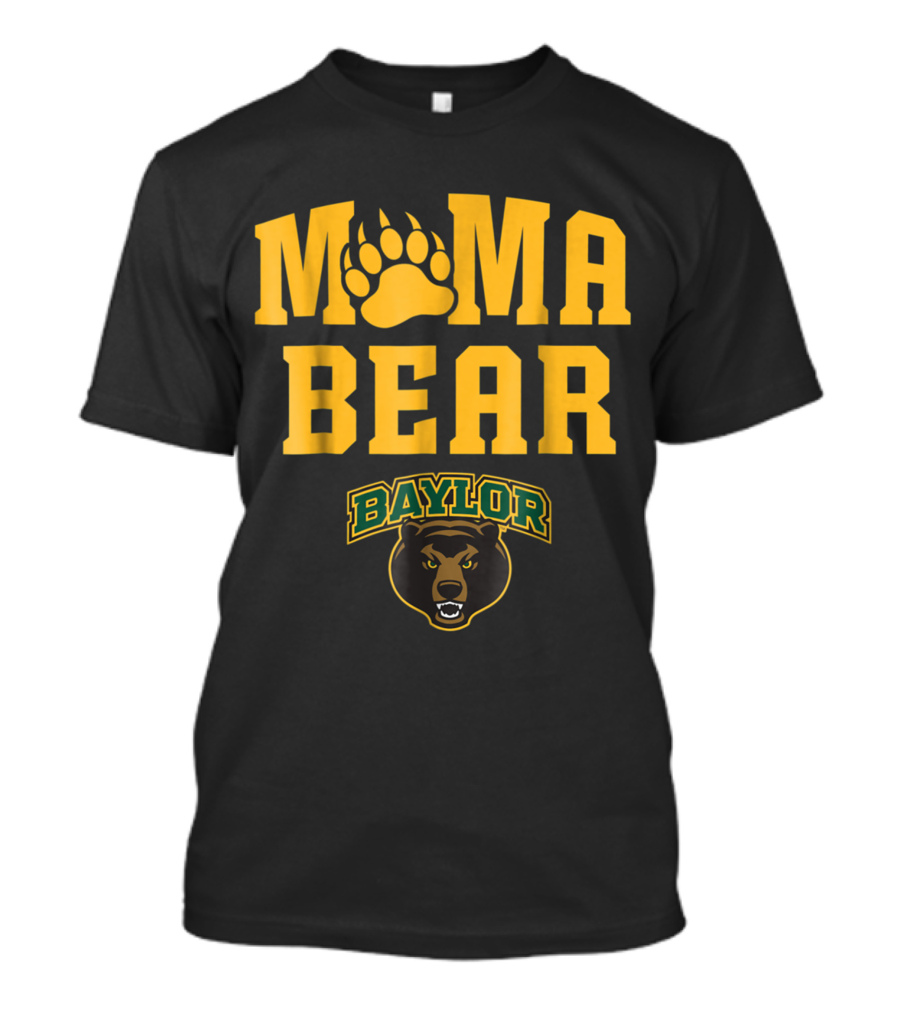 Baylor Bears Mama Bear Paw T-Shirt