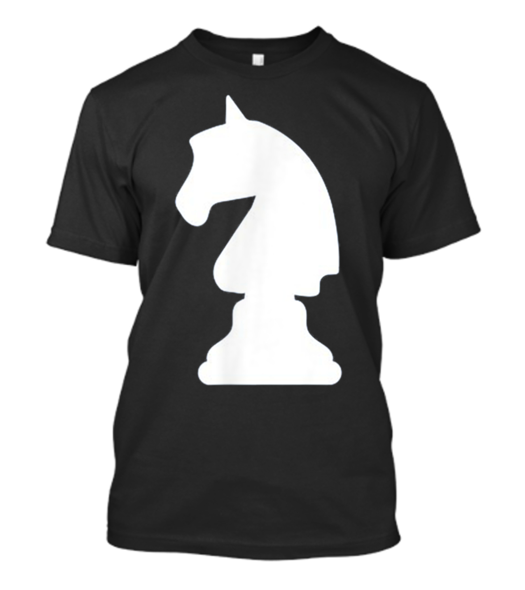 Knight Chess Piece Symbol Chessboard Fit Strategy T-Shirt