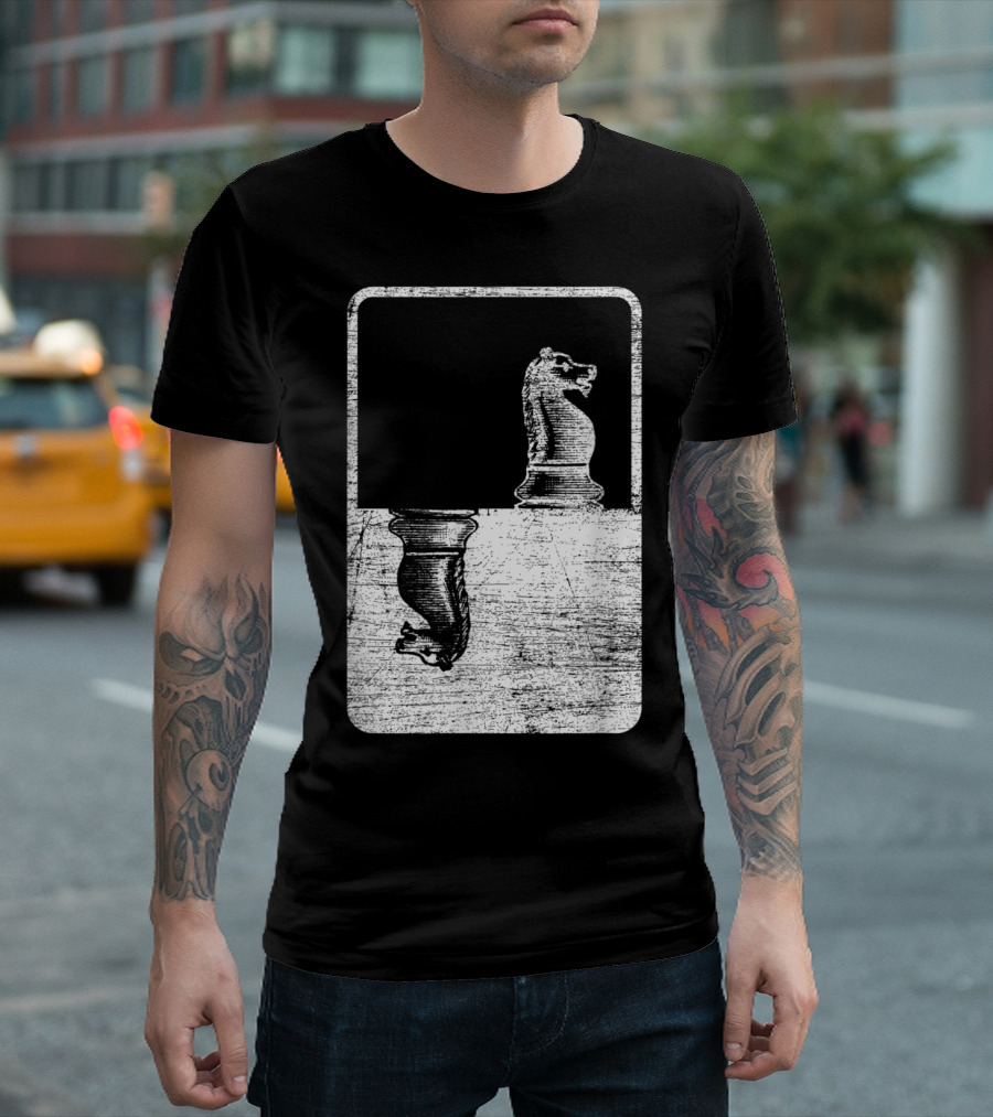 Chess Knight Optical Illusion for Chess Player T-Shirt