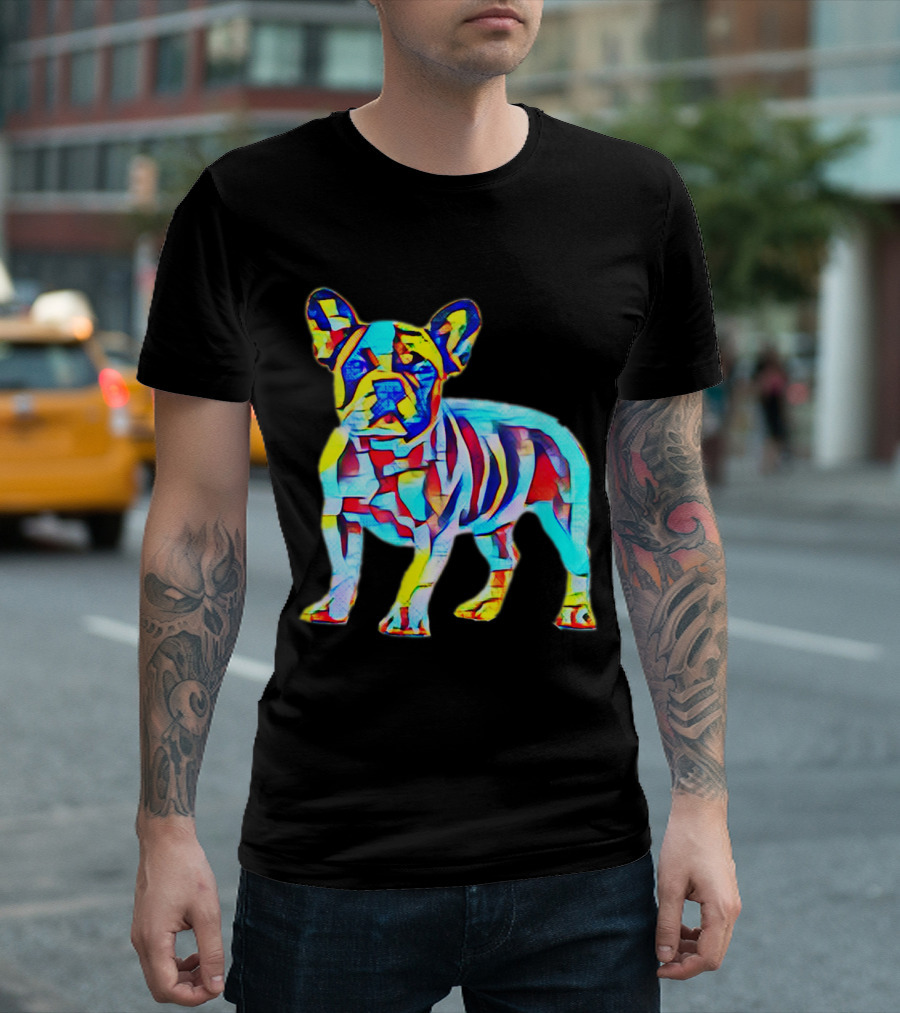 French Bulldog Vibrant Pop T-Shirt
