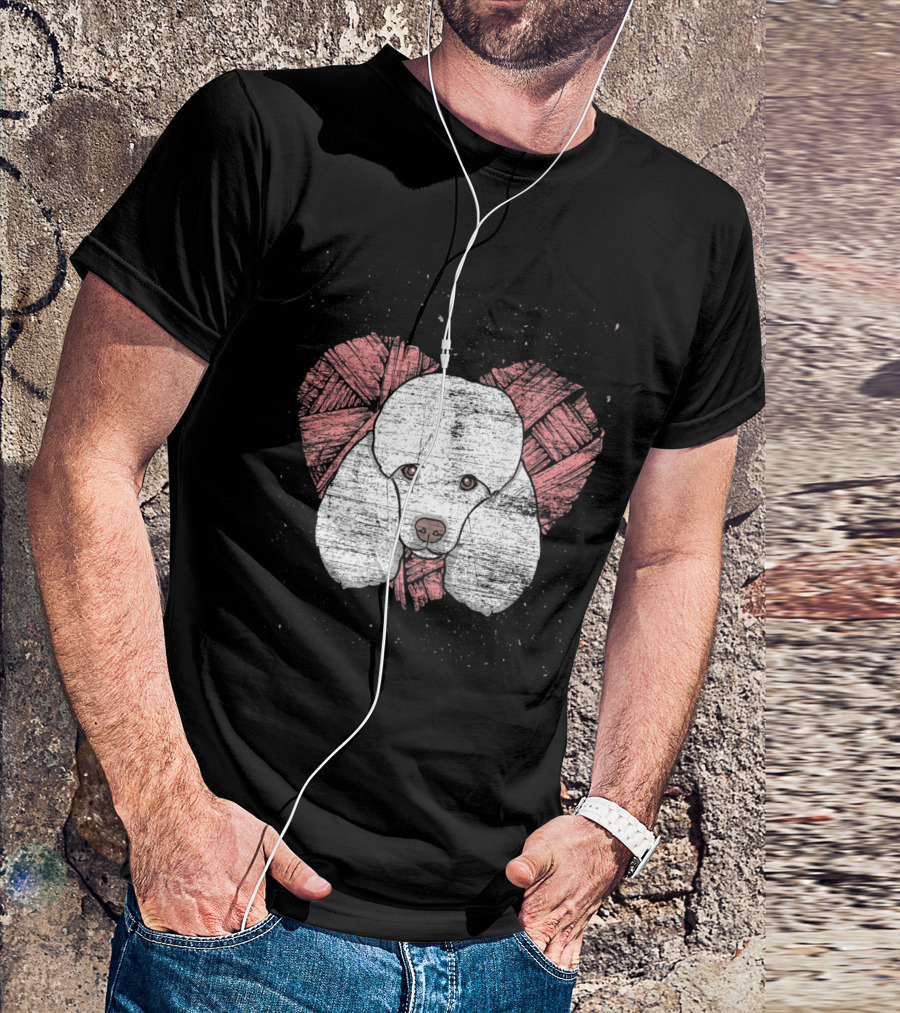 Poodle Dog Lover Heart Design Pet Breed T-Shirt
