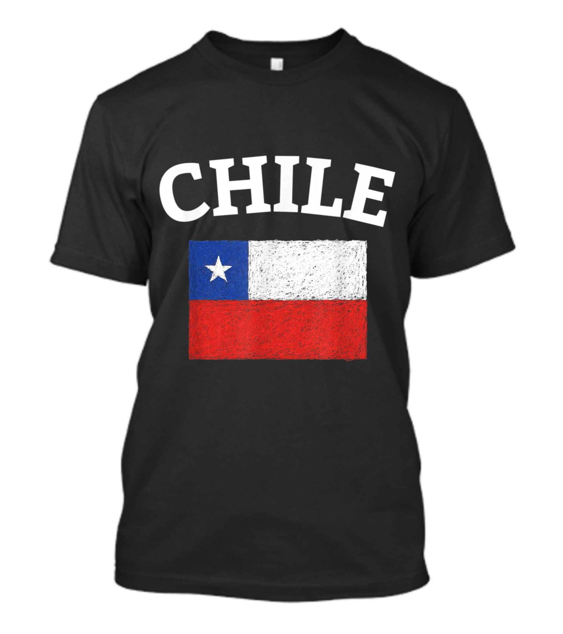 Chile Flag Soccer Football Genera Chilean T-Shirt