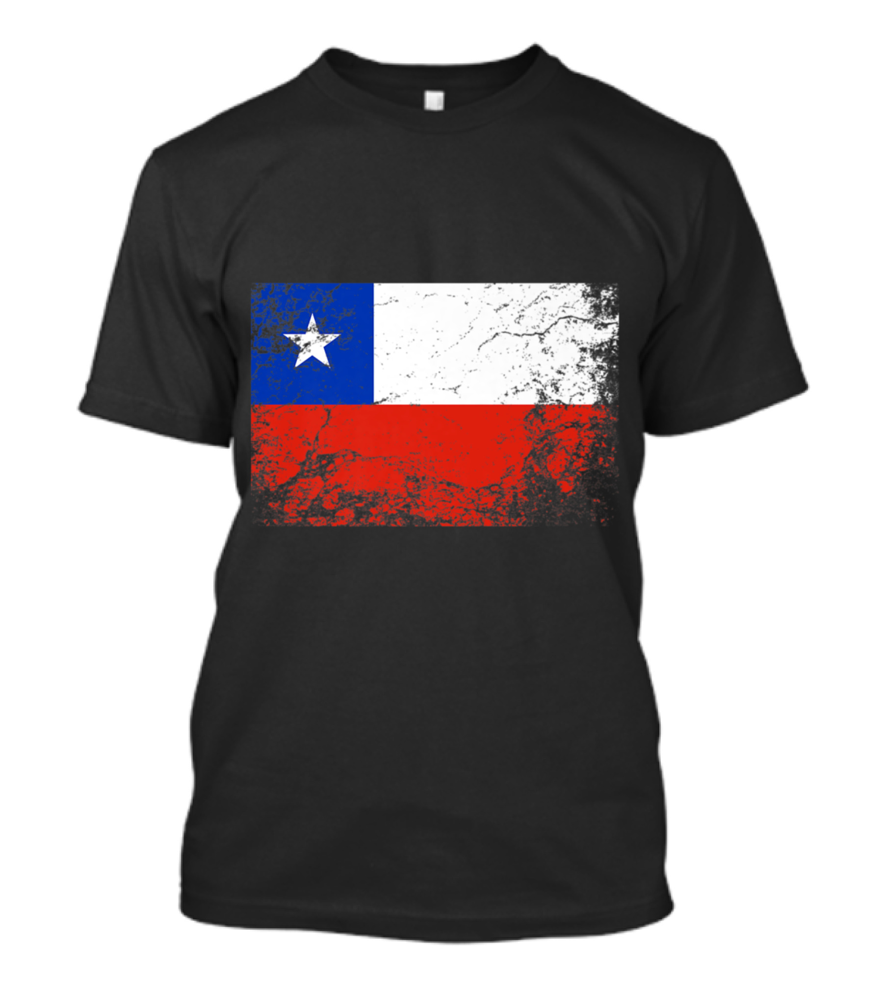 Distressed Chilean National Flag T-Shirt