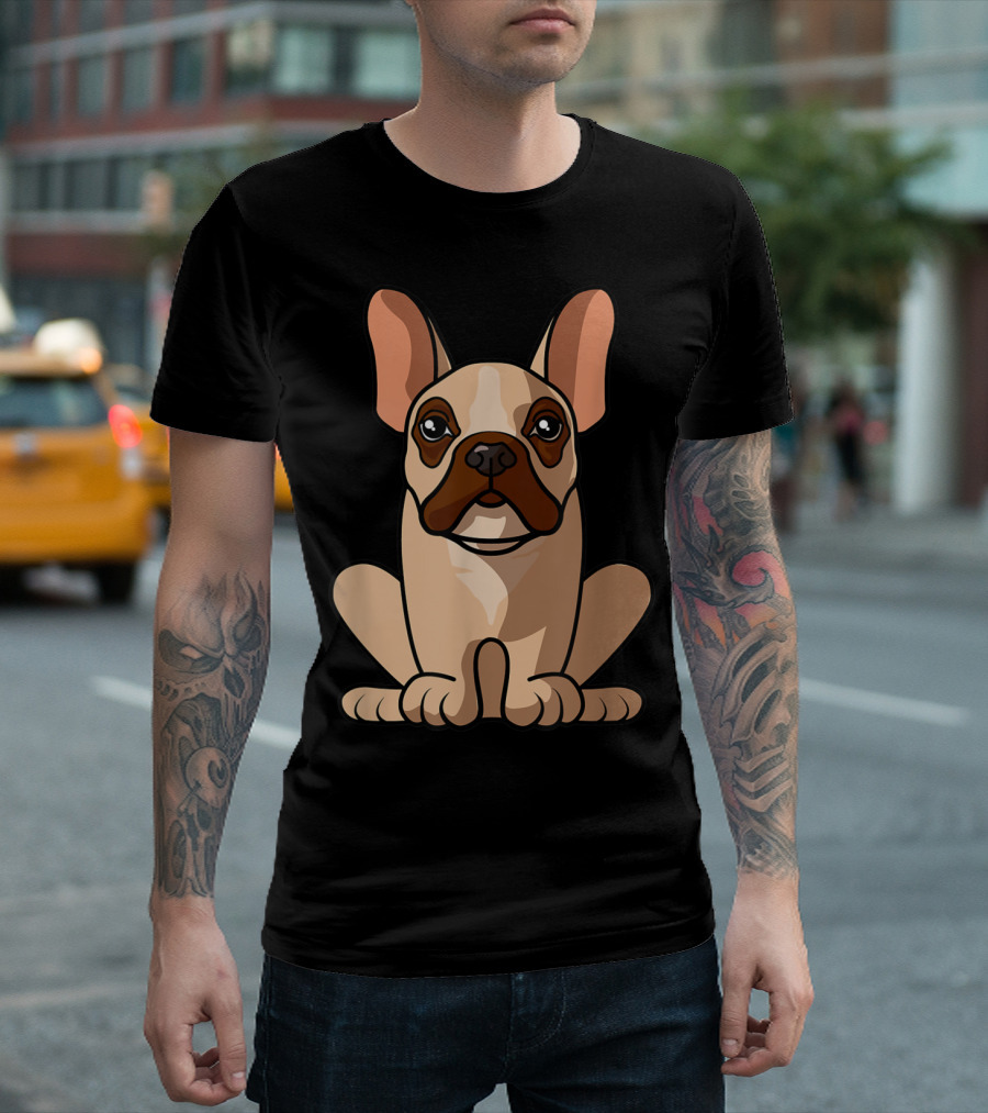 French Bulldog I Love Mommy Dog T-Shirt