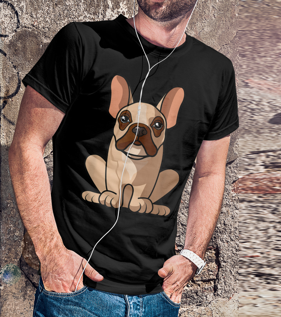 French Bulldog I Love Mommy Dog T-Shirt