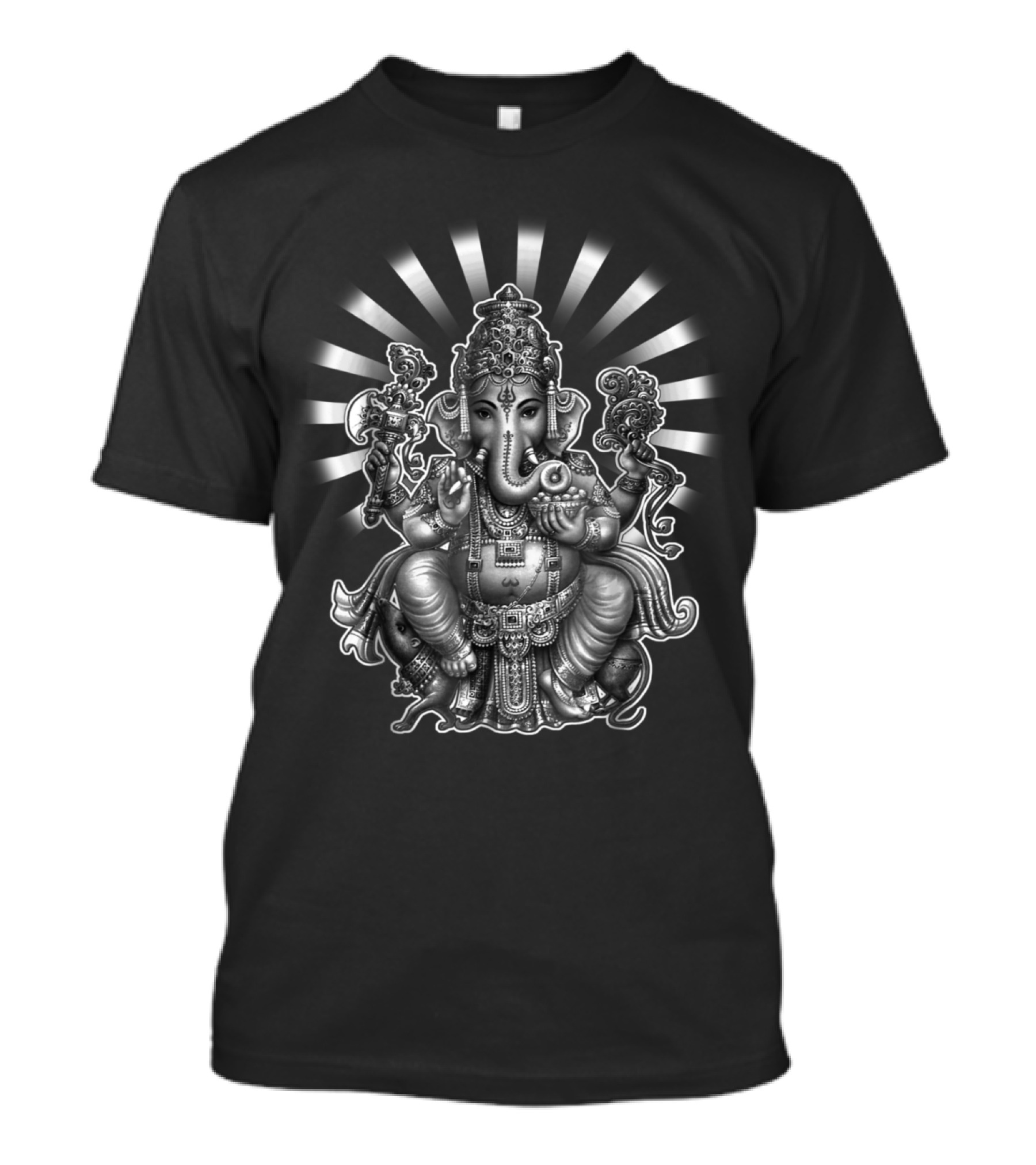 Ganesh Yoga Meditation Sacred Elephant Deity T-Shirt