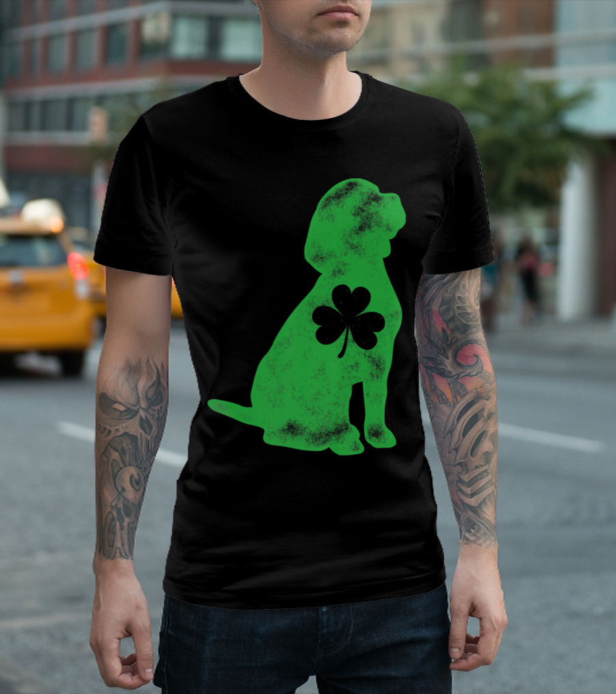 Beagle Green Shamrock T-Shirt