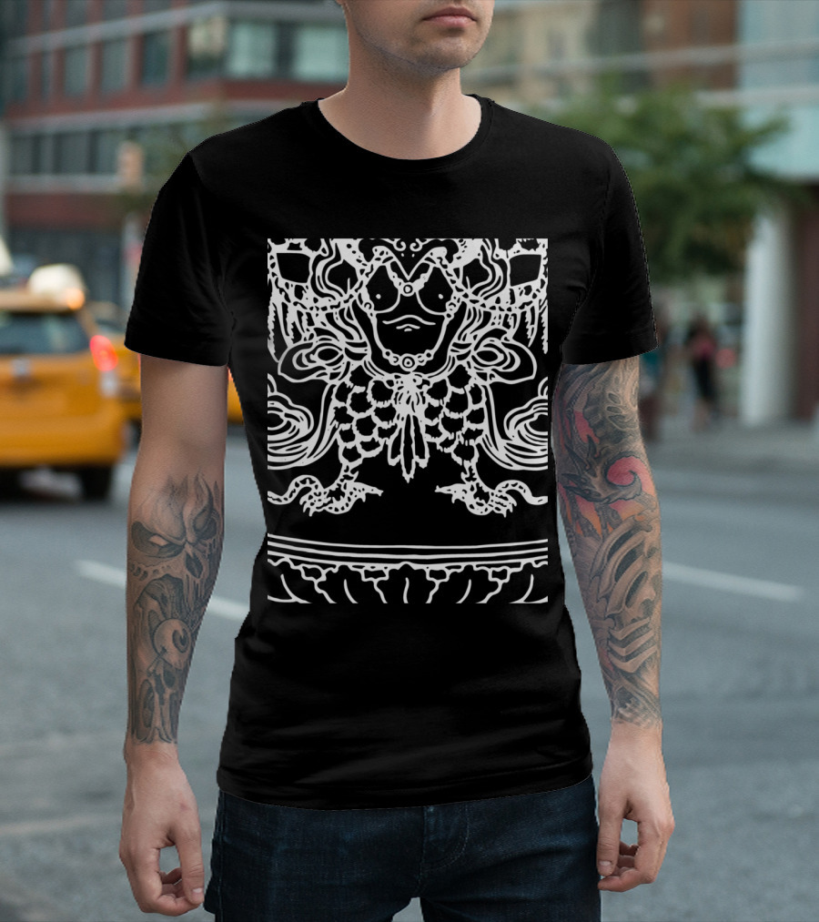 Tibetan Buddhist Garuda Mythical Bird Symbolism T-Shirt