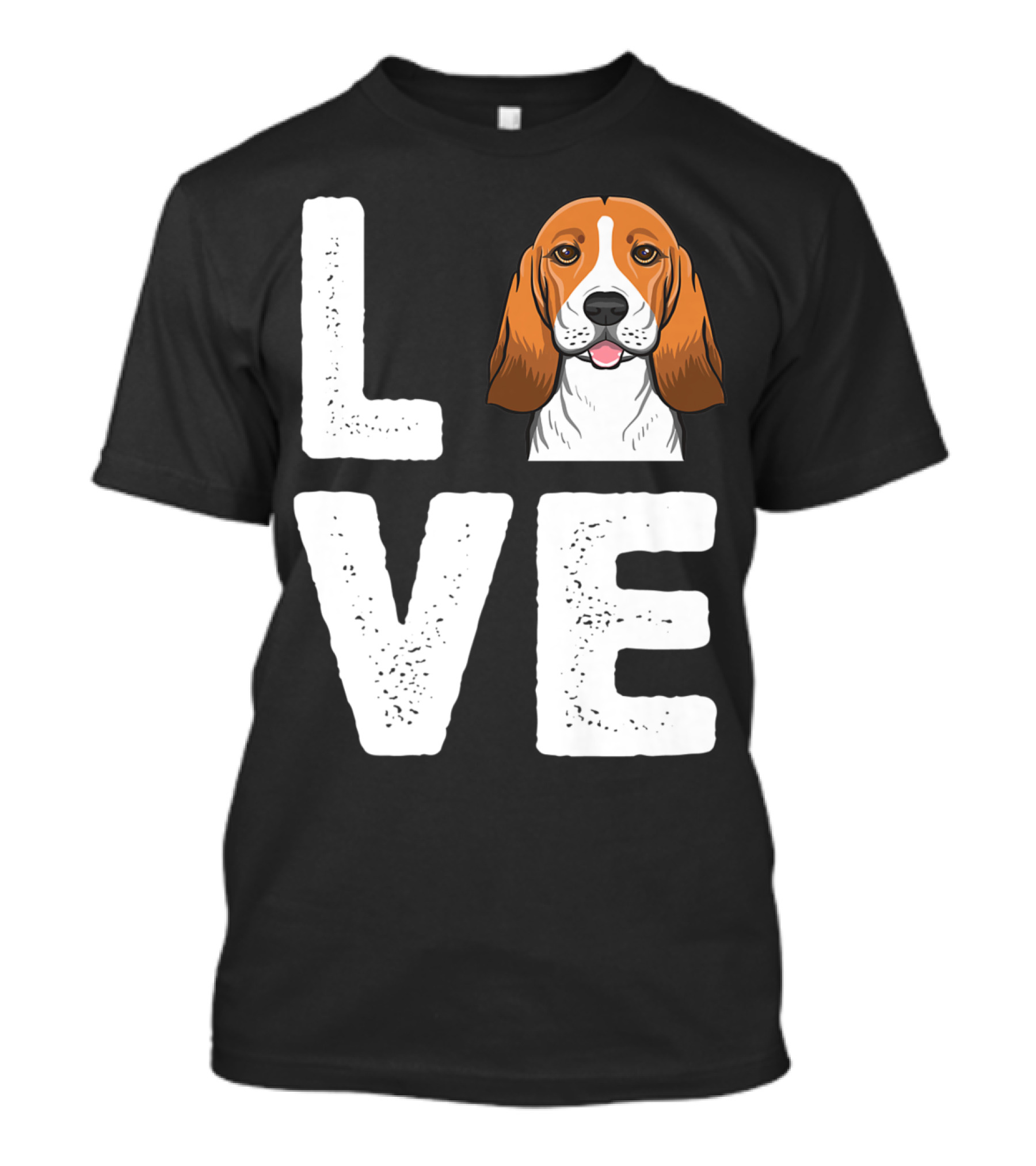 LOVE With Beagle Illustration - Beagle Beagle Lover T-Shirt
