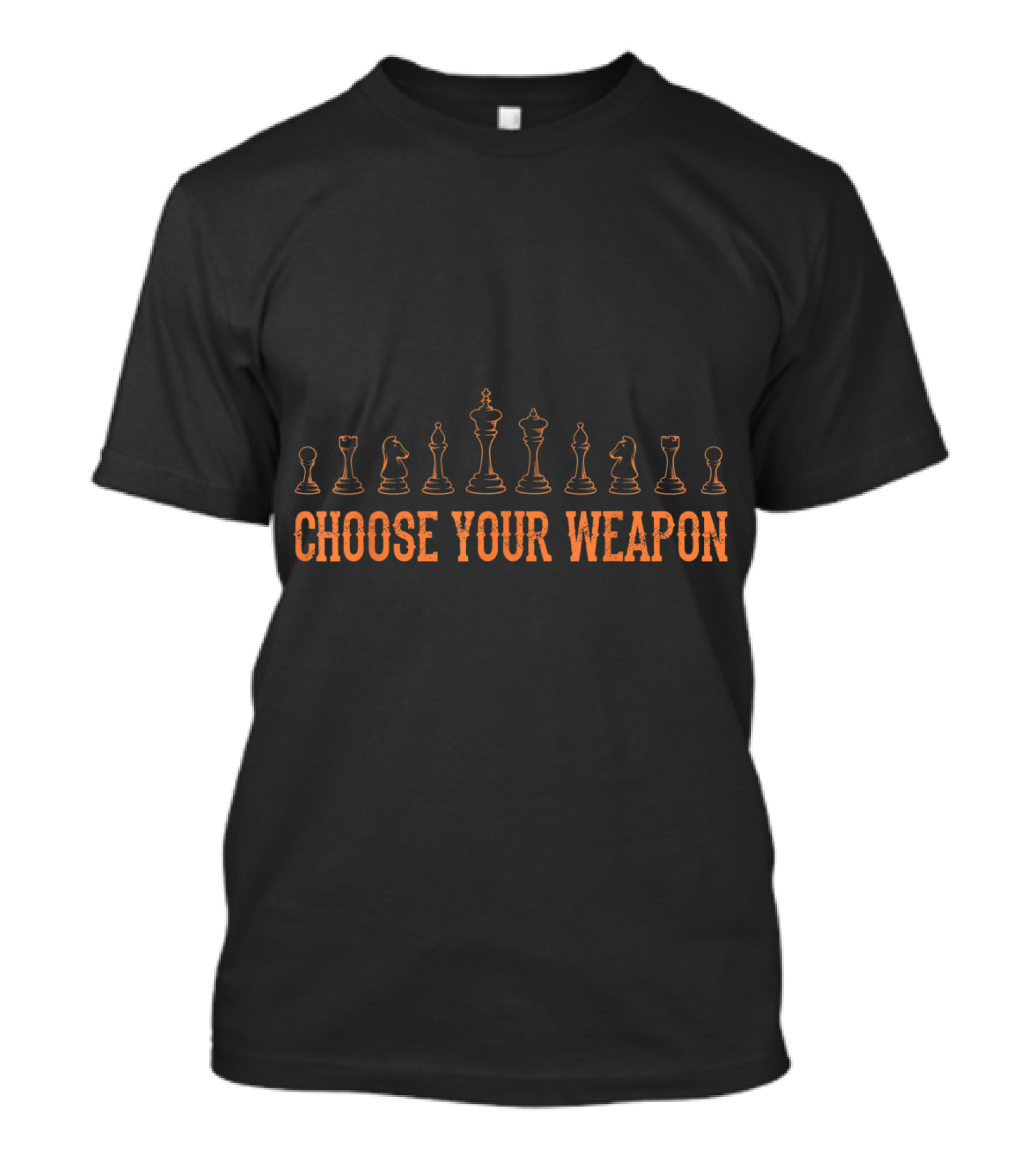 Choose Your Weapon Chess Piece Strategy T-Shirt