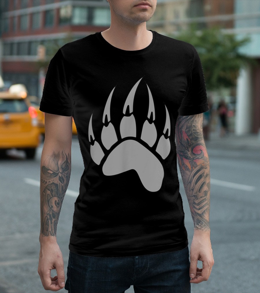 Bear Paw Native American Spirit Animal T-Shirt