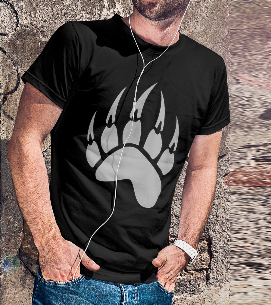 Bear Paw Native American Spirit Animal T-Shirt