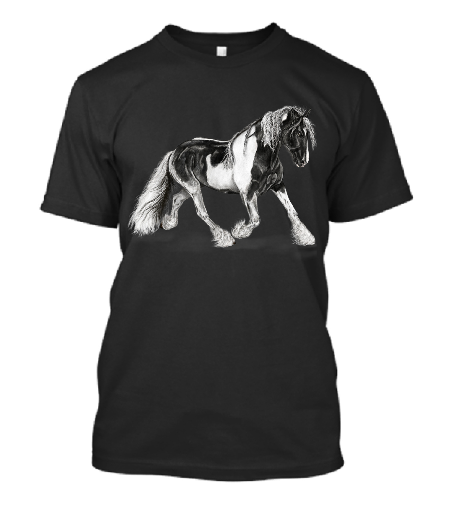 Beautiful Majestic Gypsy Vanner Stallion Horse T-Shirt