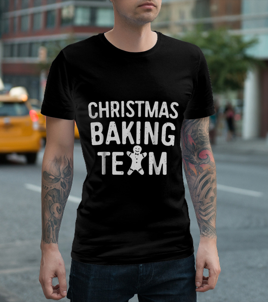 Christmas Baking Team Gingerbread Cookie T-Shirt
