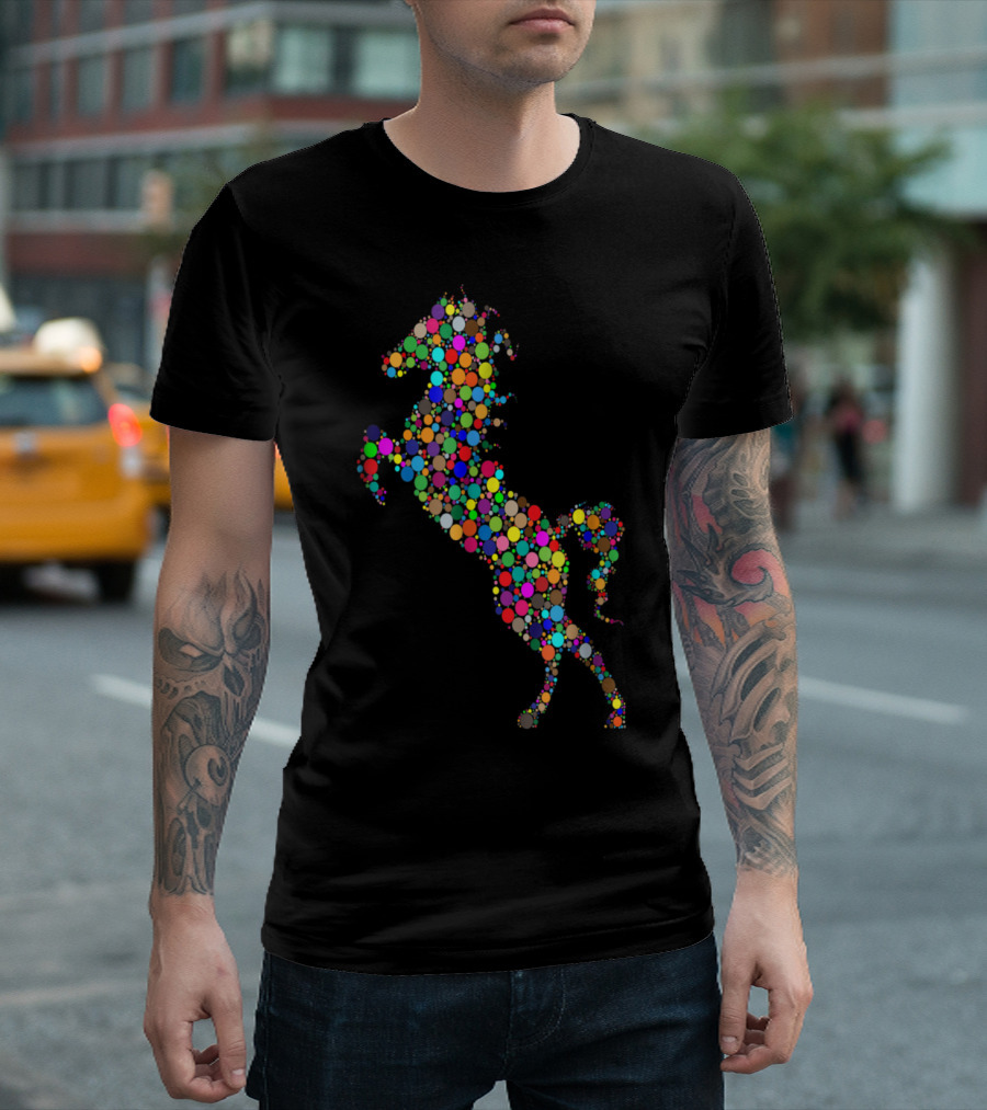 International Dot Day Colorful Horse Dot T-Shirt