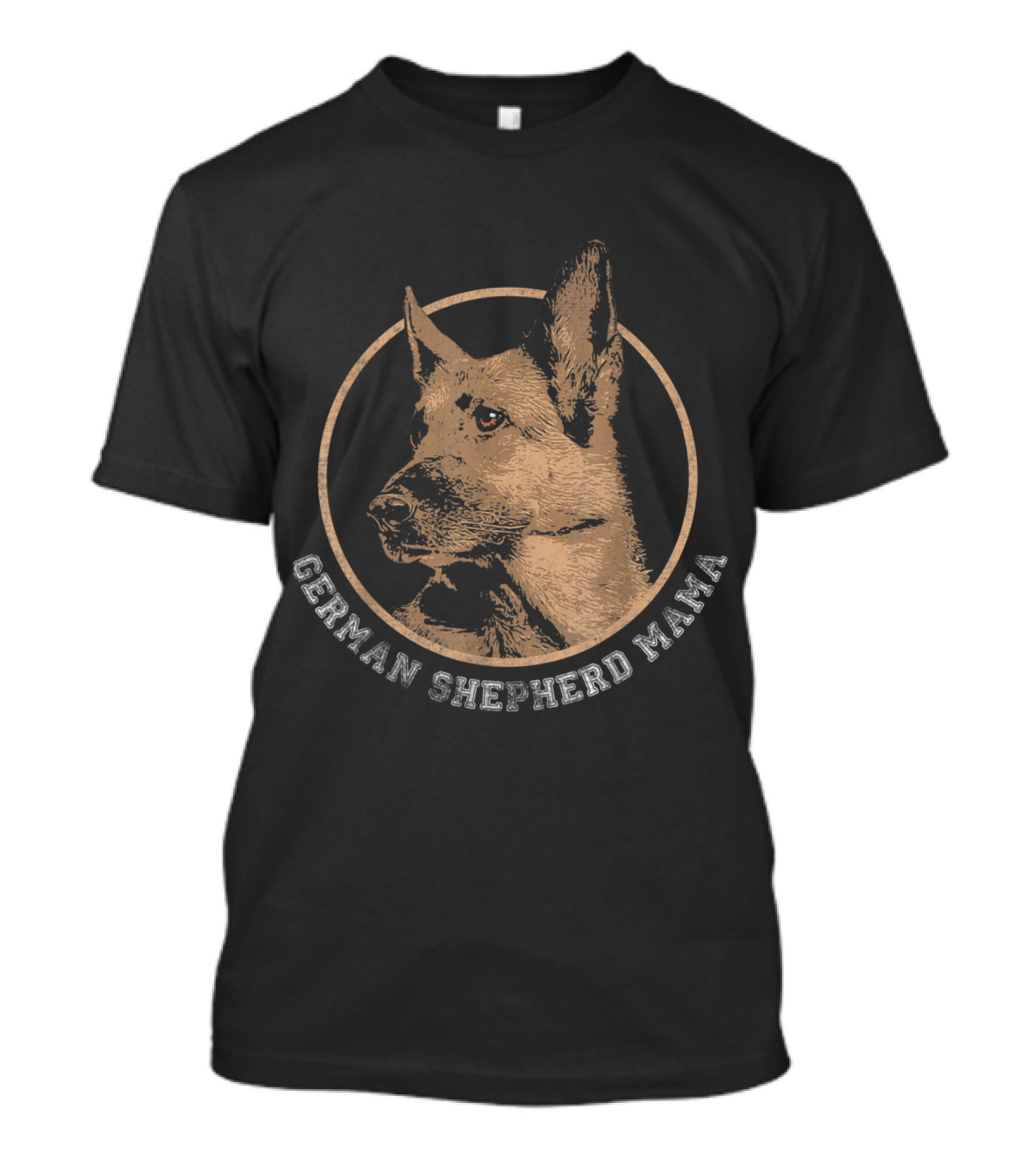 German Shepherd Mama Puppy Dogs Pet Vet Love T-Shirt