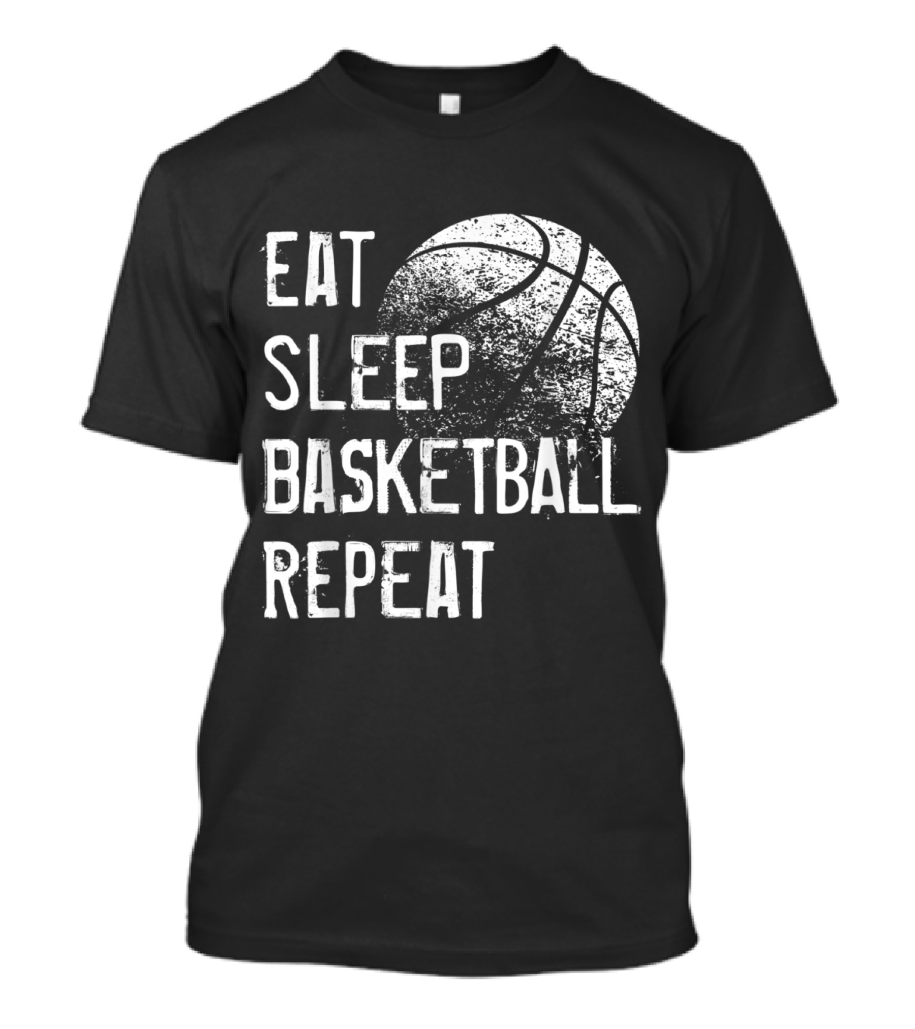 Eat Sleep Basketball Repeat Funny Basketball T-Shirt