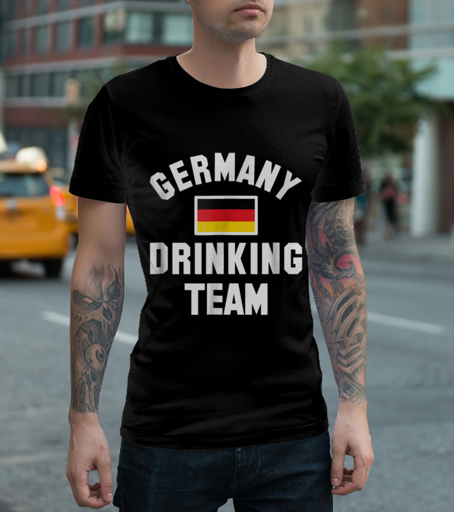 Germany Drinking Team with Flag T-Shirt