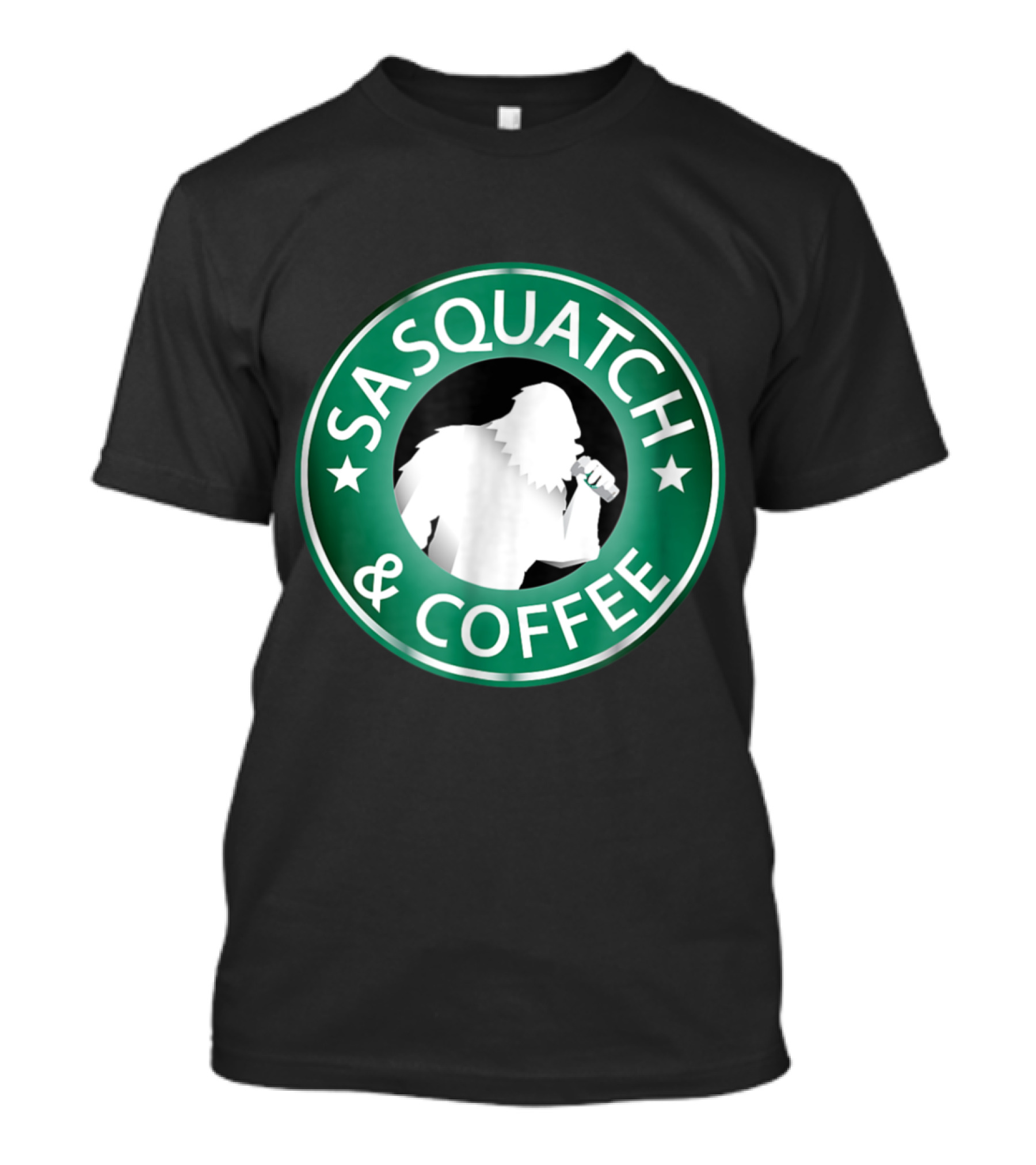 Sasquatch And Coffee Bigfoot T-Shirt
