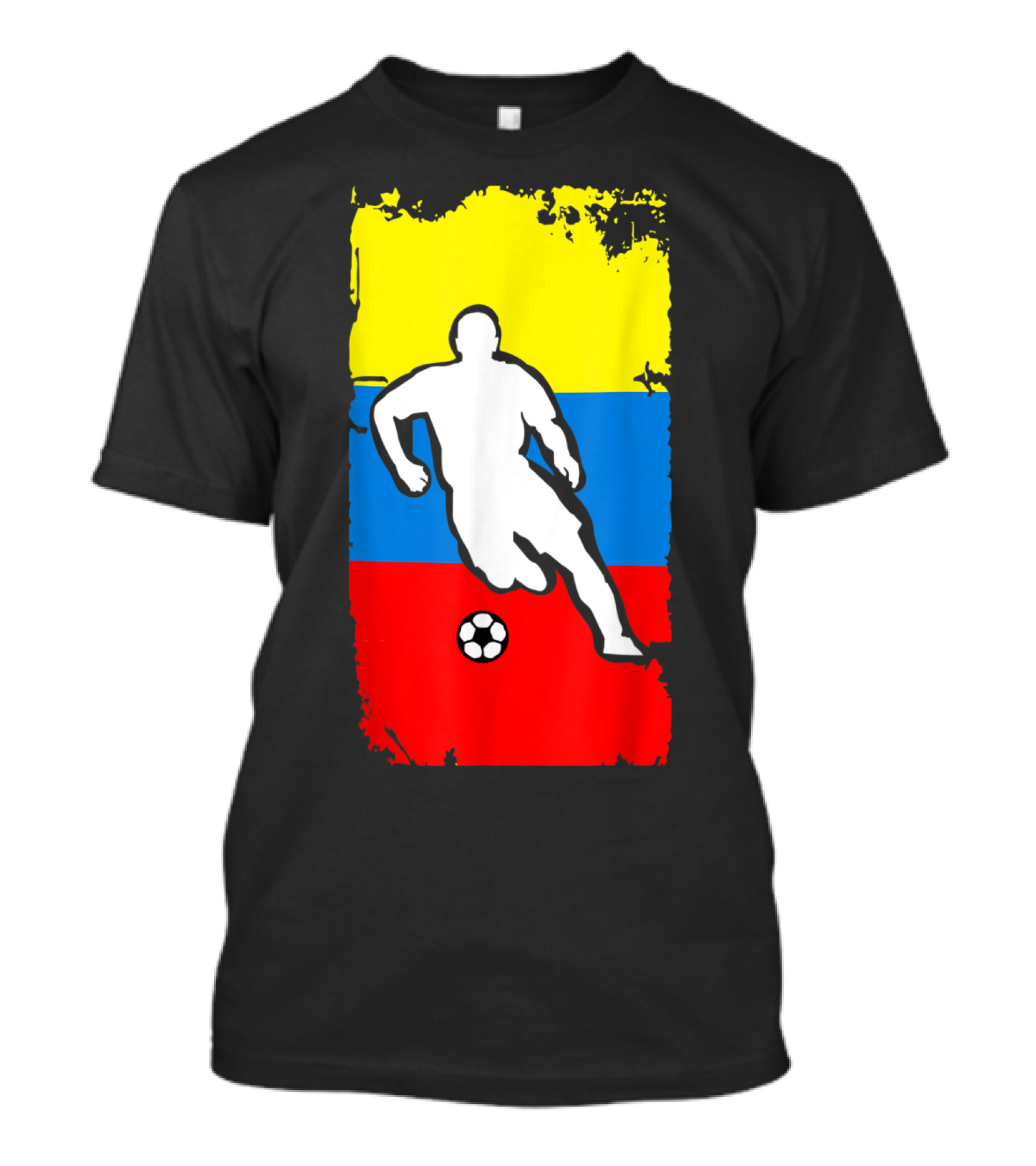 Colombia Soccer Jersey Colombian Flag Football T-Shirt